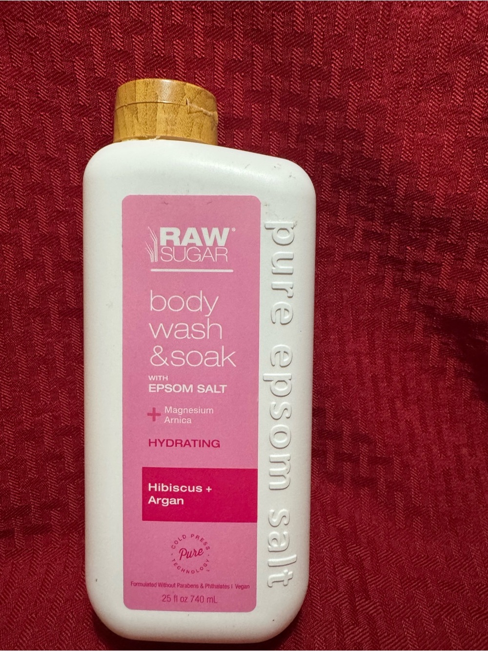 RAW Sugar Hydrating Hibiscus + Argan Body Wash & Soak